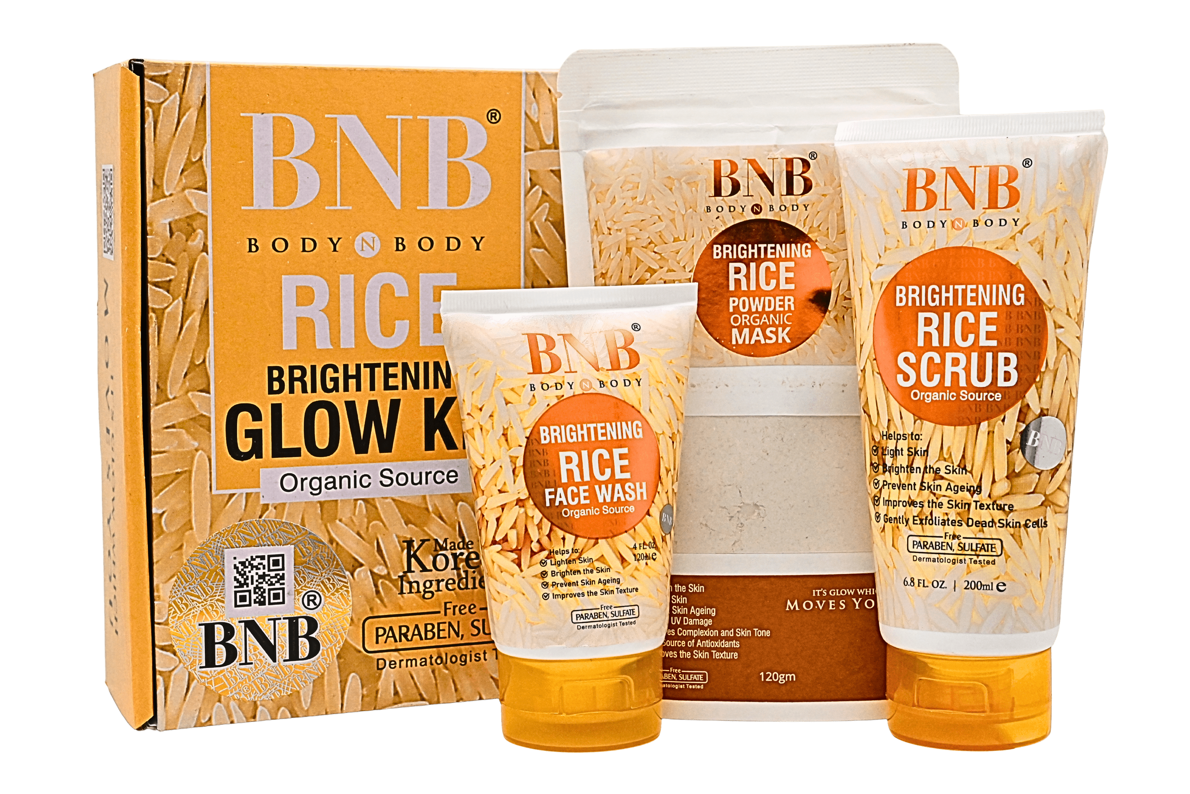 Rice Extract Facial Kit For Bright & Glowing Skin