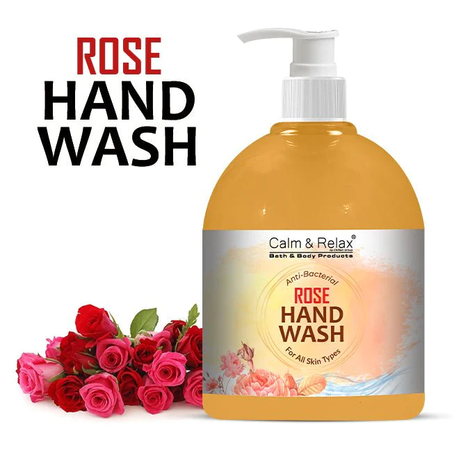 Rose Handwash – Gently Removes Dirt, Moisturizes Hands & Makes Them Soft