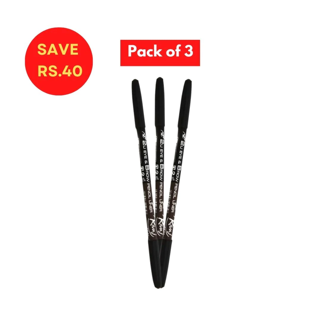 DOUBLE EYEBROW PENCIL Pack of 3